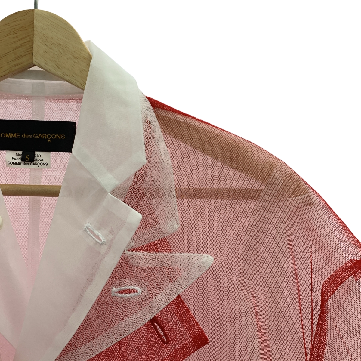 COMME des GARCONS / コムデギャルソン シアー オーガンザ レイヤード ジャケット