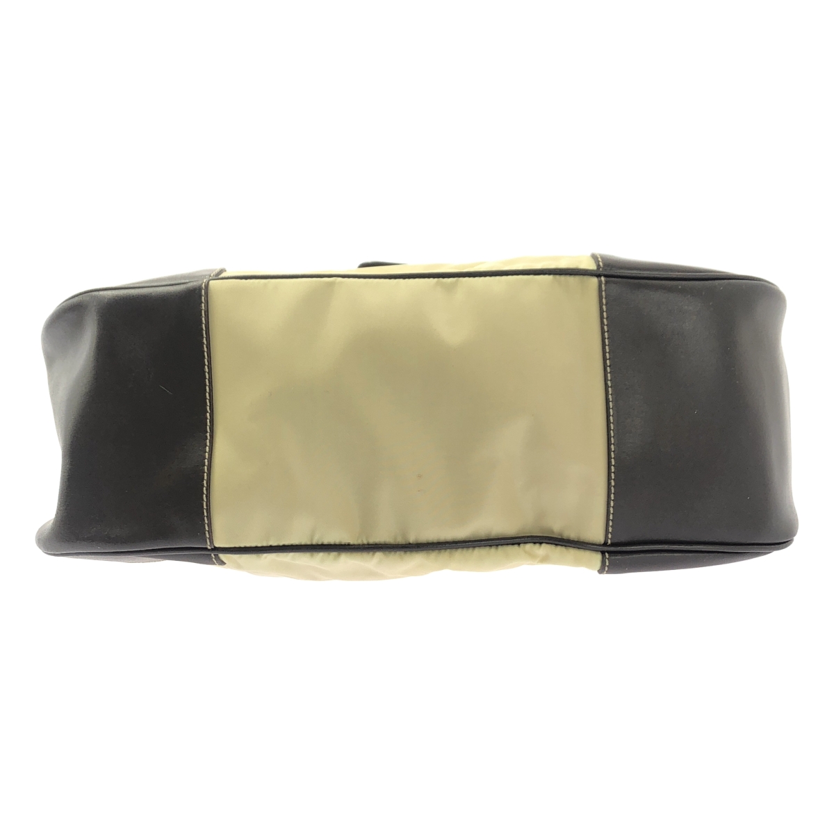 PRADA / プラダ ナイロン レザー ホーボー ハンドバッグ