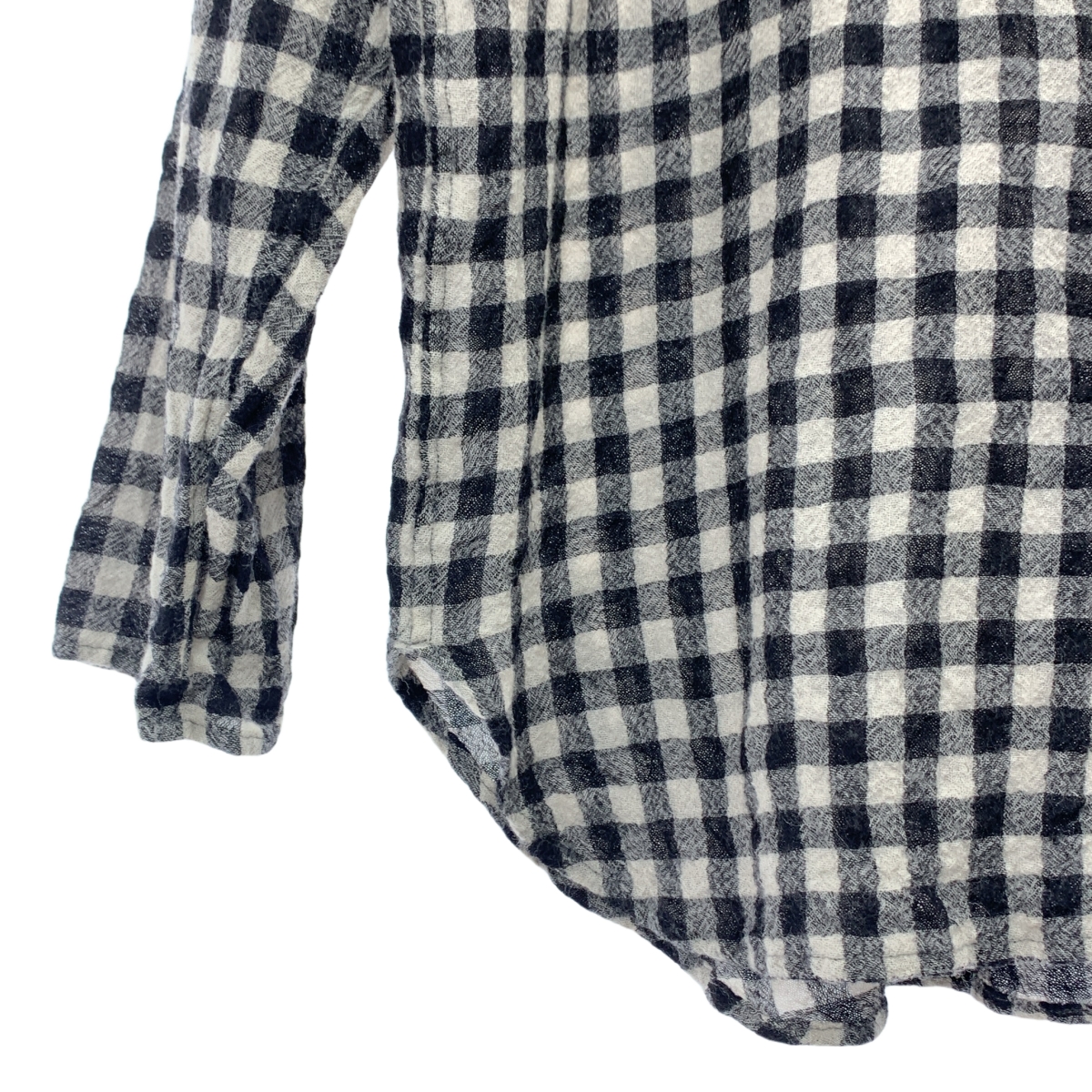 Babaghuri Jurgen Lehl / ババグーリヨーガンレール チェック スタンドカラー シャツ