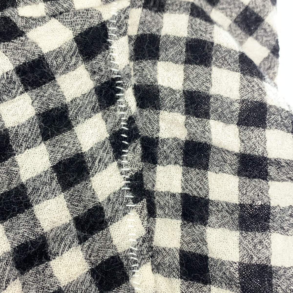 Babaghuri Jurgen Lehl / ババグーリヨーガンレール チェック スタンドカラー シャツ