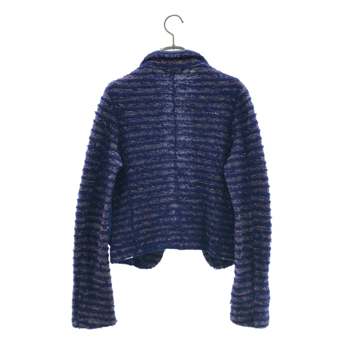 tricot COMME des GARCONS / トリココムデギャルソン ラウンドカラー ボーダー トップス カーディガン