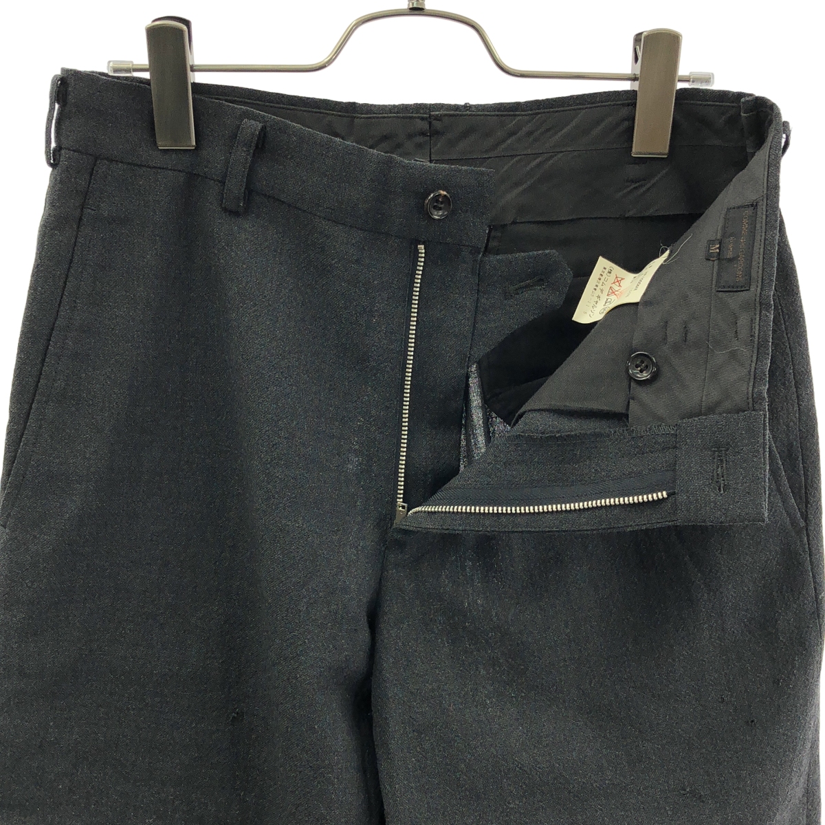 COMME des GARCONS HOMME / コムデギャルソンオム ウール 切替 スラックス パンツ