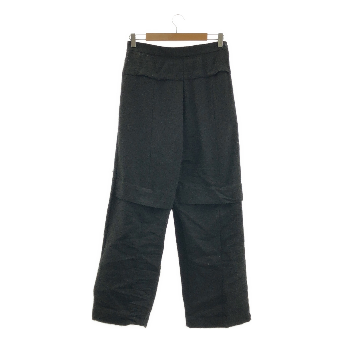 その他 FOLDING BAGGY PANTS アルパカ シルク混 フォールディング バギーパンツ