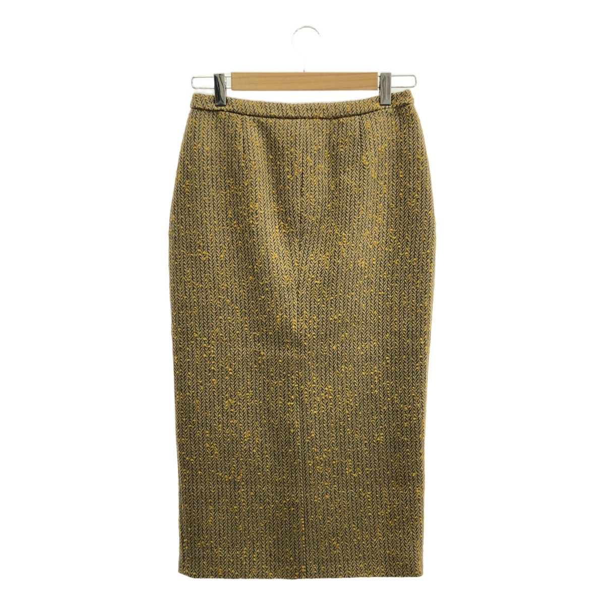 ALEXANDER MCQUEEN / アレキサンダーマックイーン ウッドボタン ツイード スカート