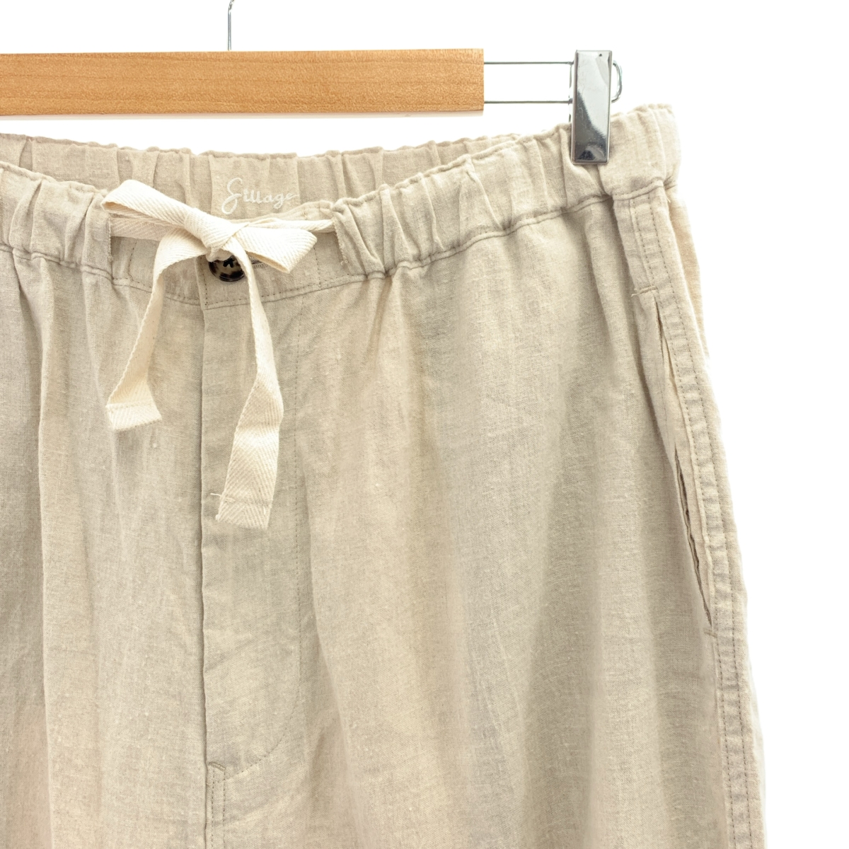 Sillage / シアージ リネン ワイド カーゴパンツ