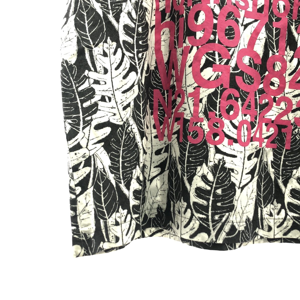 kolor / カラー 伊勢丹別注 ボタニカルプリント 異素材切替 ラグランスリーブ Tシャツ