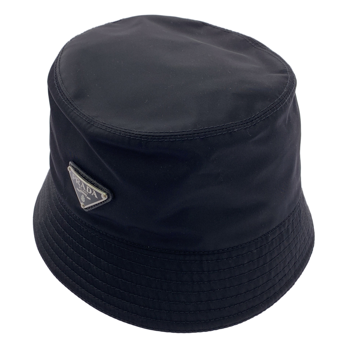PRADA / プラダ RE-NYLON トライアングルロゴ バケット ハット