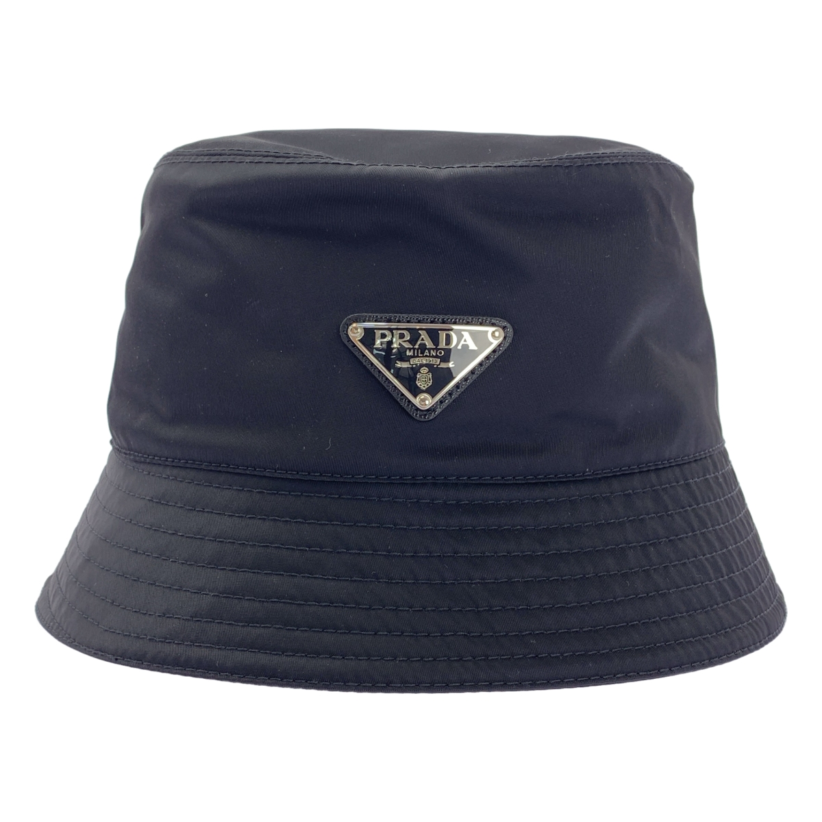 PRADA / プラダ RE-NYLON トライアングルロゴ バケット ハット