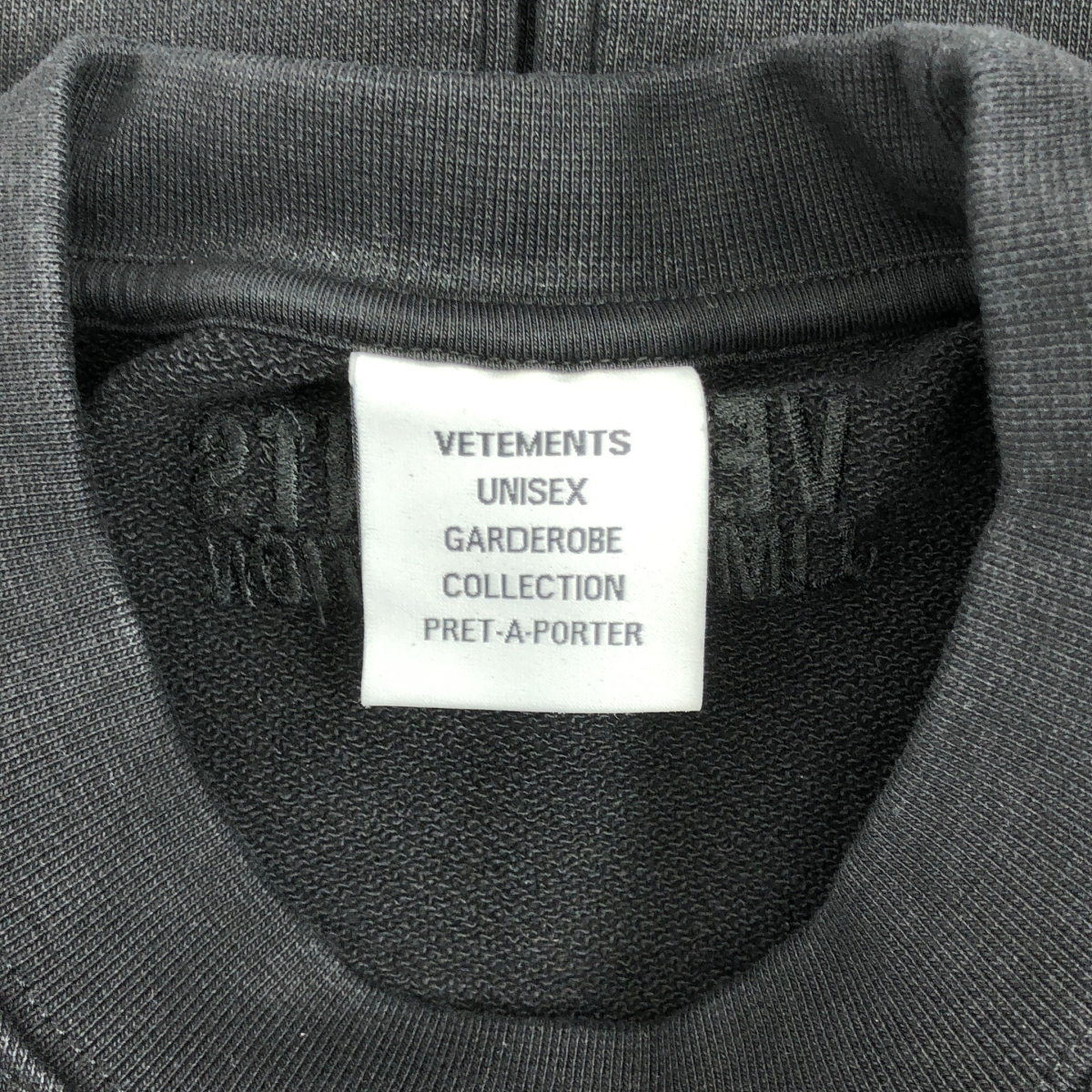 VETEMENTS / ヴェトモン JAVA EMBROIDERED T-SHIRT オーバーサイズ 刺しゅう スウェットTシャツ