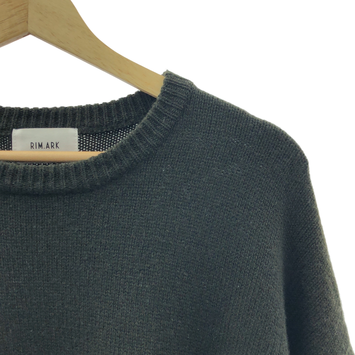 RIM.ARK / リムアーク サイドカラー ウールニット トップス