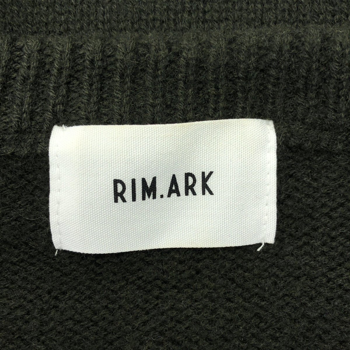 RIM.ARK / リムアーク サイドカラー ウールニット トップス
