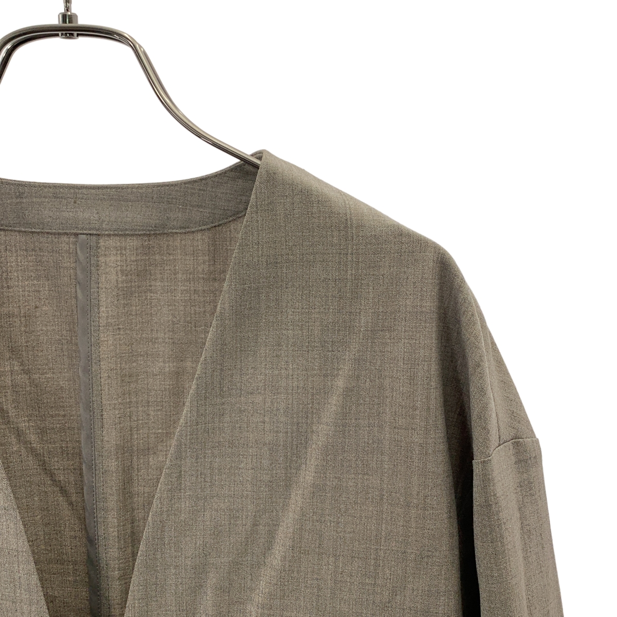 その他 リサイクルウール ノーカラージャケット