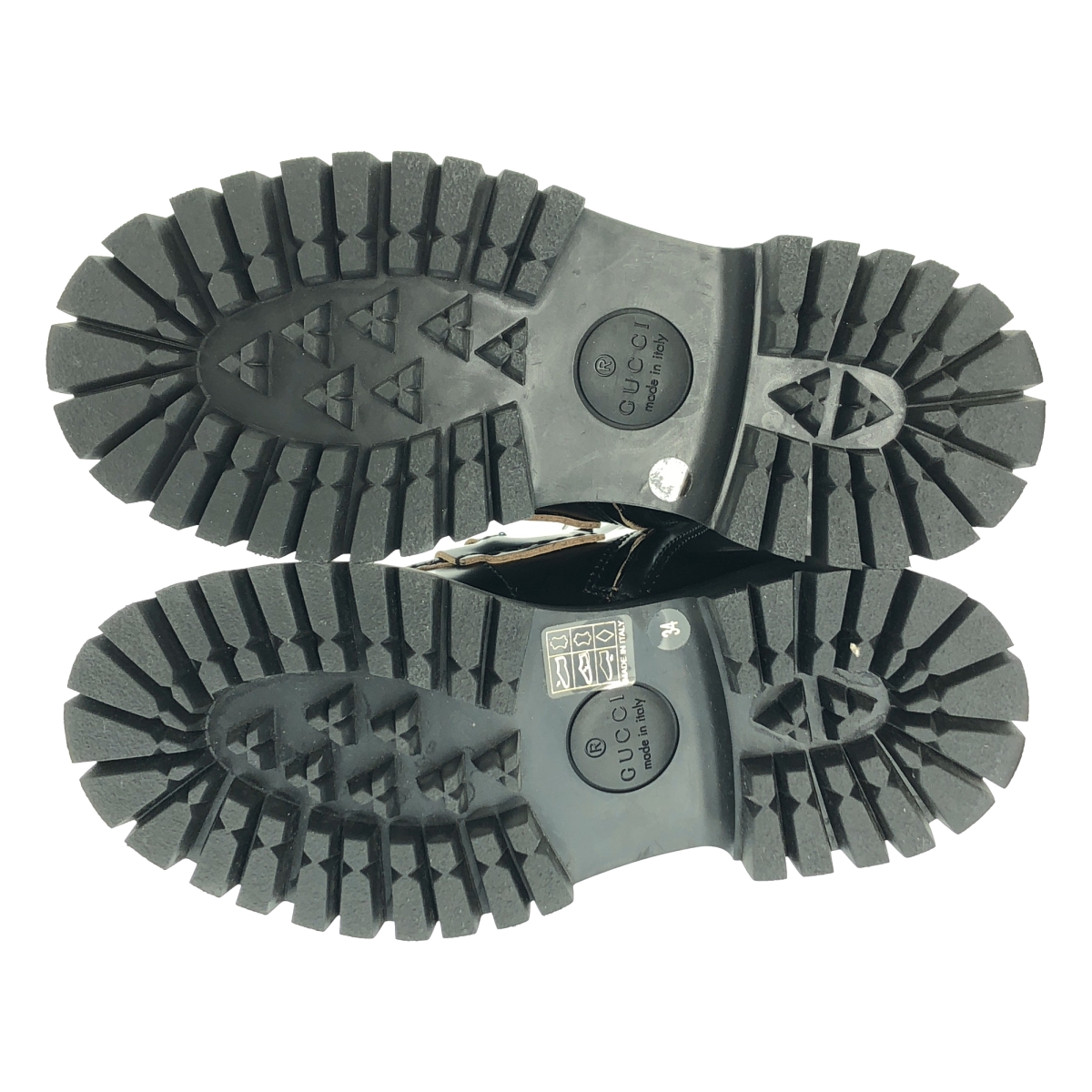 GUCCI / グッチ HORSEBIT ANKLE BOOTS bee ホースビット ビー レザー ショートブーツ