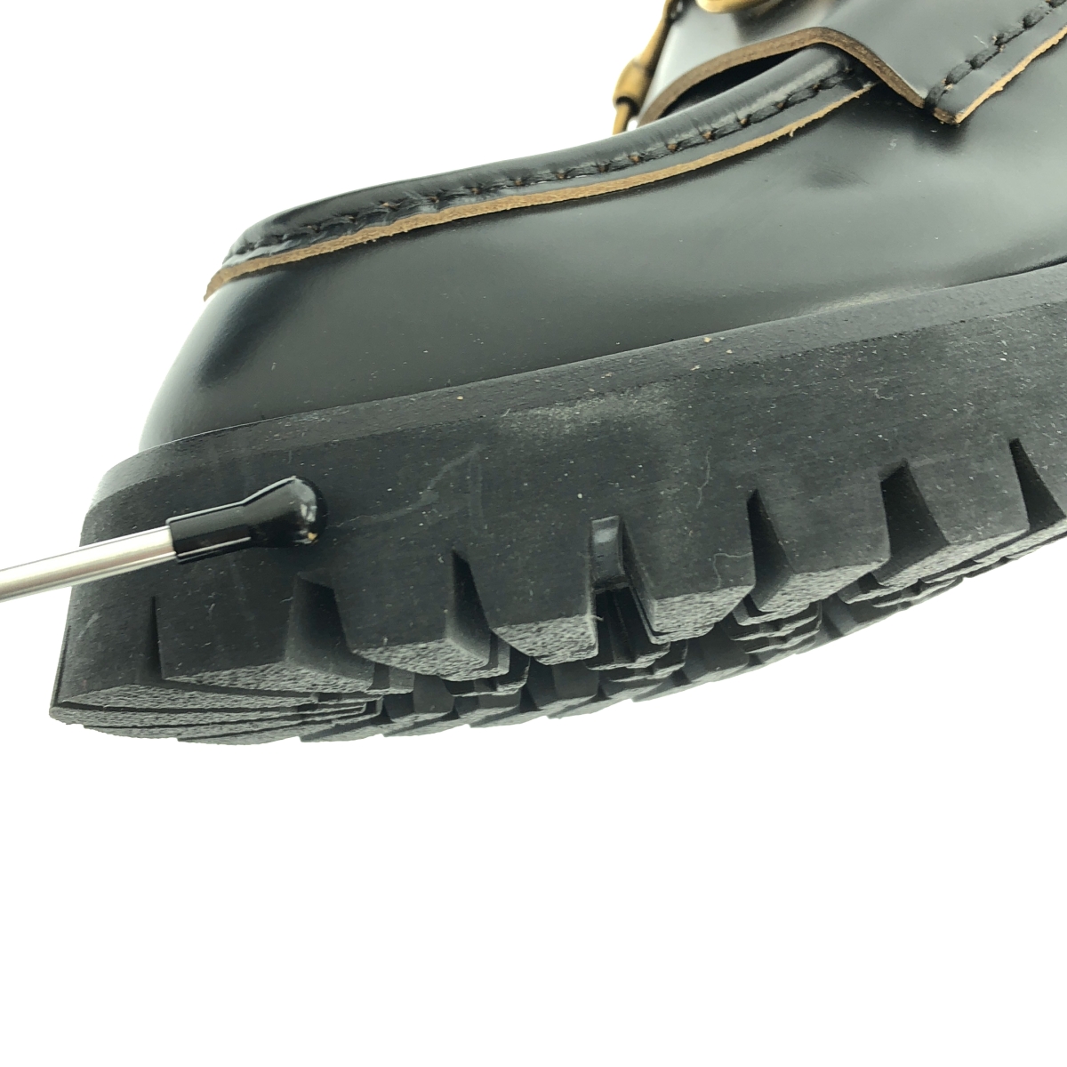 GUCCI / グッチ HORSEBIT ANKLE BOOTS bee ホースビット ビー レザー ショートブーツ