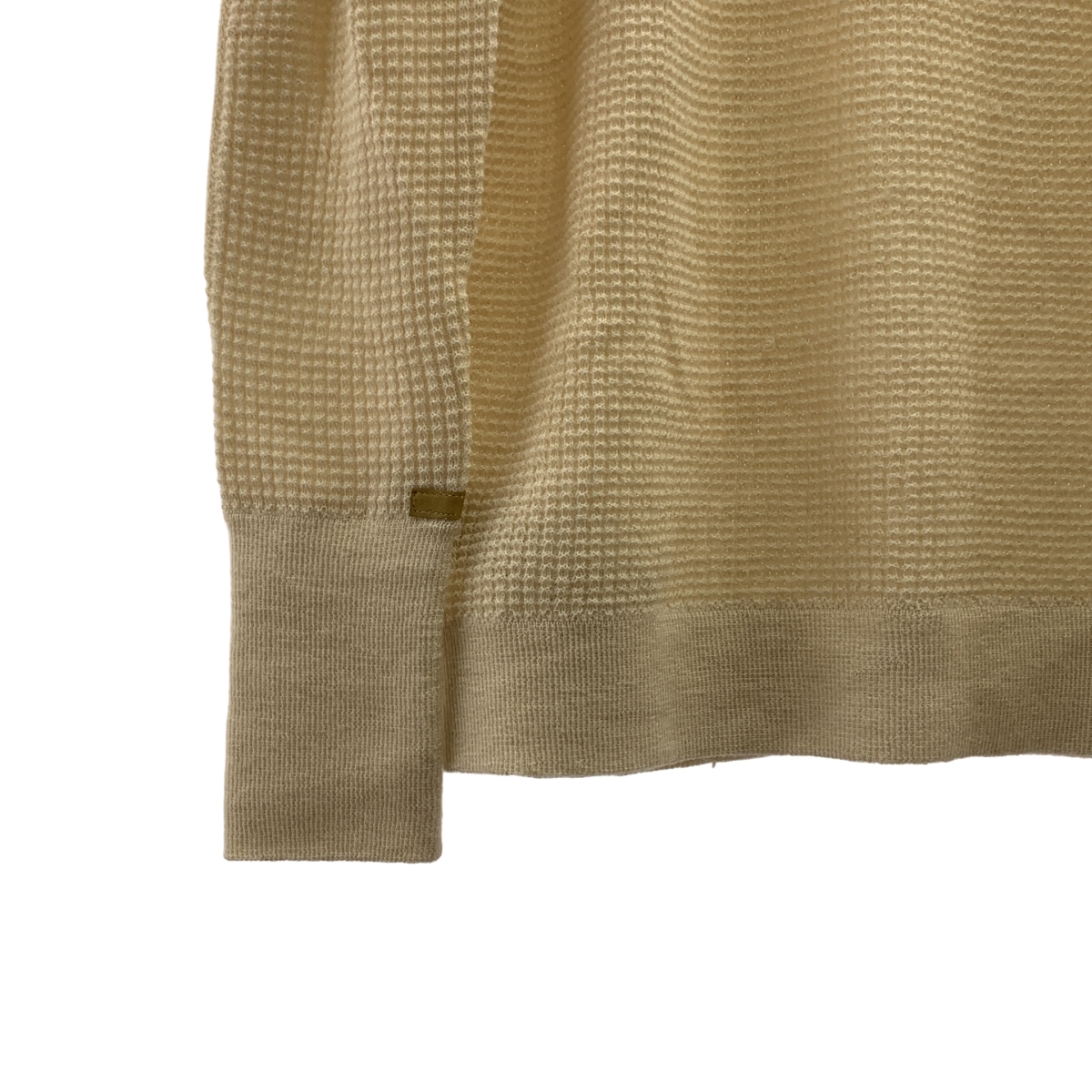 THE INOUE BROTHERS / ザイノウエブラザーズ アルパカ ワッフル クルーネック Tシャツ