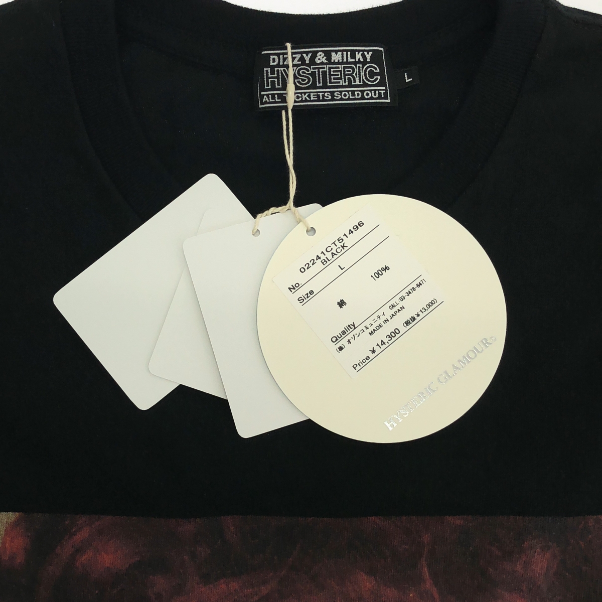 HYSTERIC GLAMOUR / ヒステリックグラマー TERRY RICHARDSON プリント クルーネック カットソー