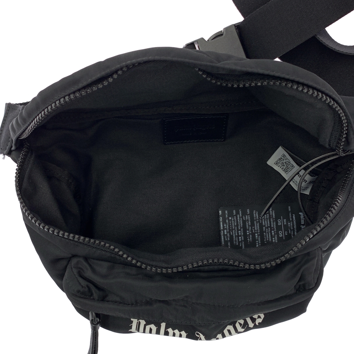 Palm Angels / パームエンジェルス ロゴ ナイロン ボディ ウエスト バッグ