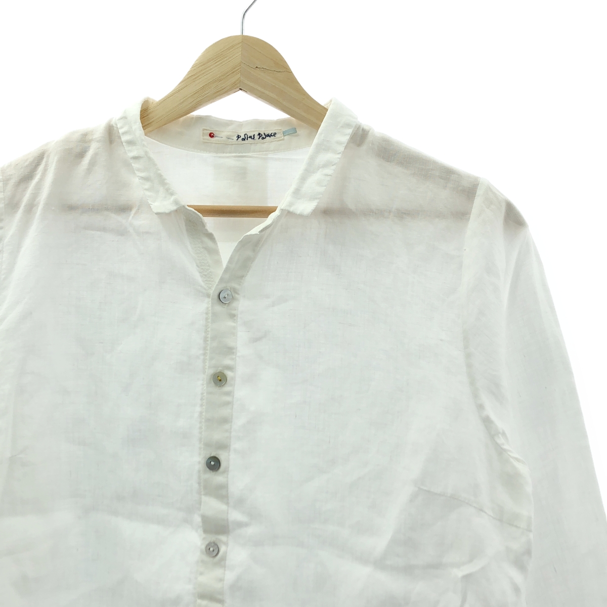 Pal'las Palace / パラスパレス リネン レギュラーカラー シャツ ブラウス