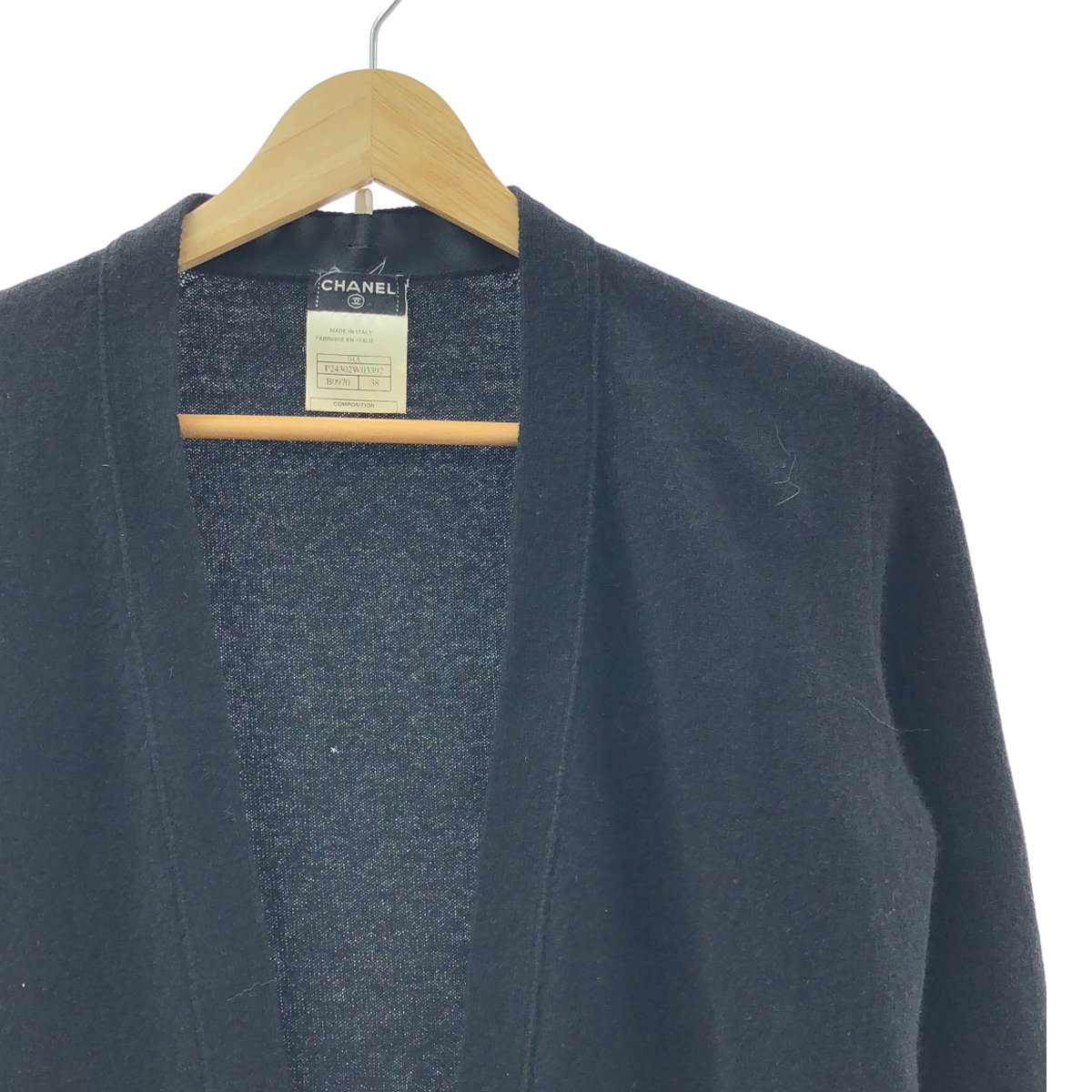 CHANEL / シャネル トレボットーニ シャツパーツドッキング カシミヤニット カーディガン