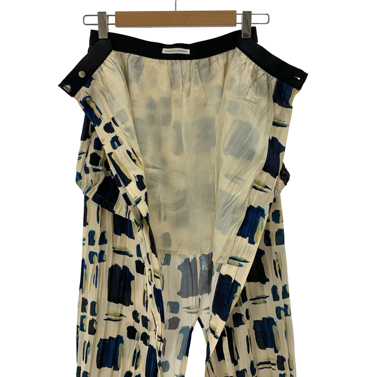 AKANE UTSUNOMIYA / アカネウツノミヤ プリント シャツ レイヤード スカート