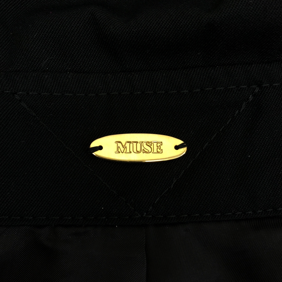 MUSE de Deuxieme Classe / ミューズドゥーズィーエムクラス GABARDINE TRENCH / ベルテッド トレンチ オーバー コート / 総裏地