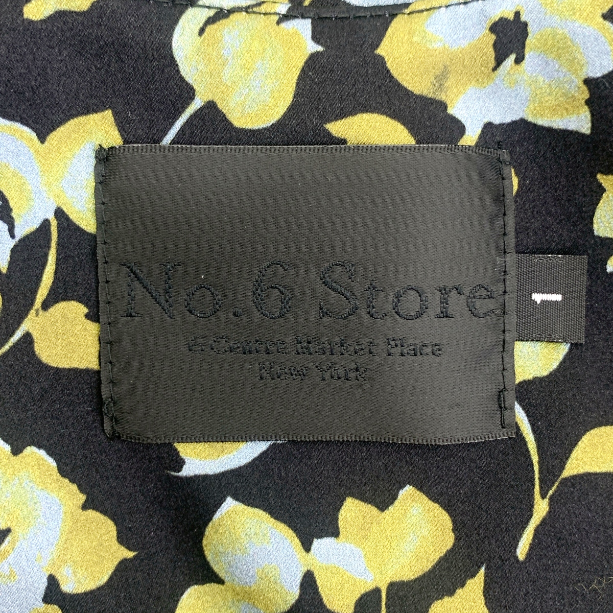 その他 silk 100％ / シルク 総柄 ベルテッド ドレス ワンピース