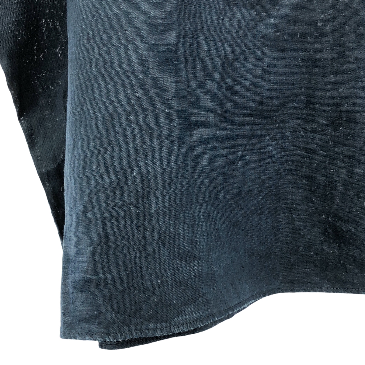 mizuiroind / ミズイロインド リネン プリーツスリーブ ブラウス