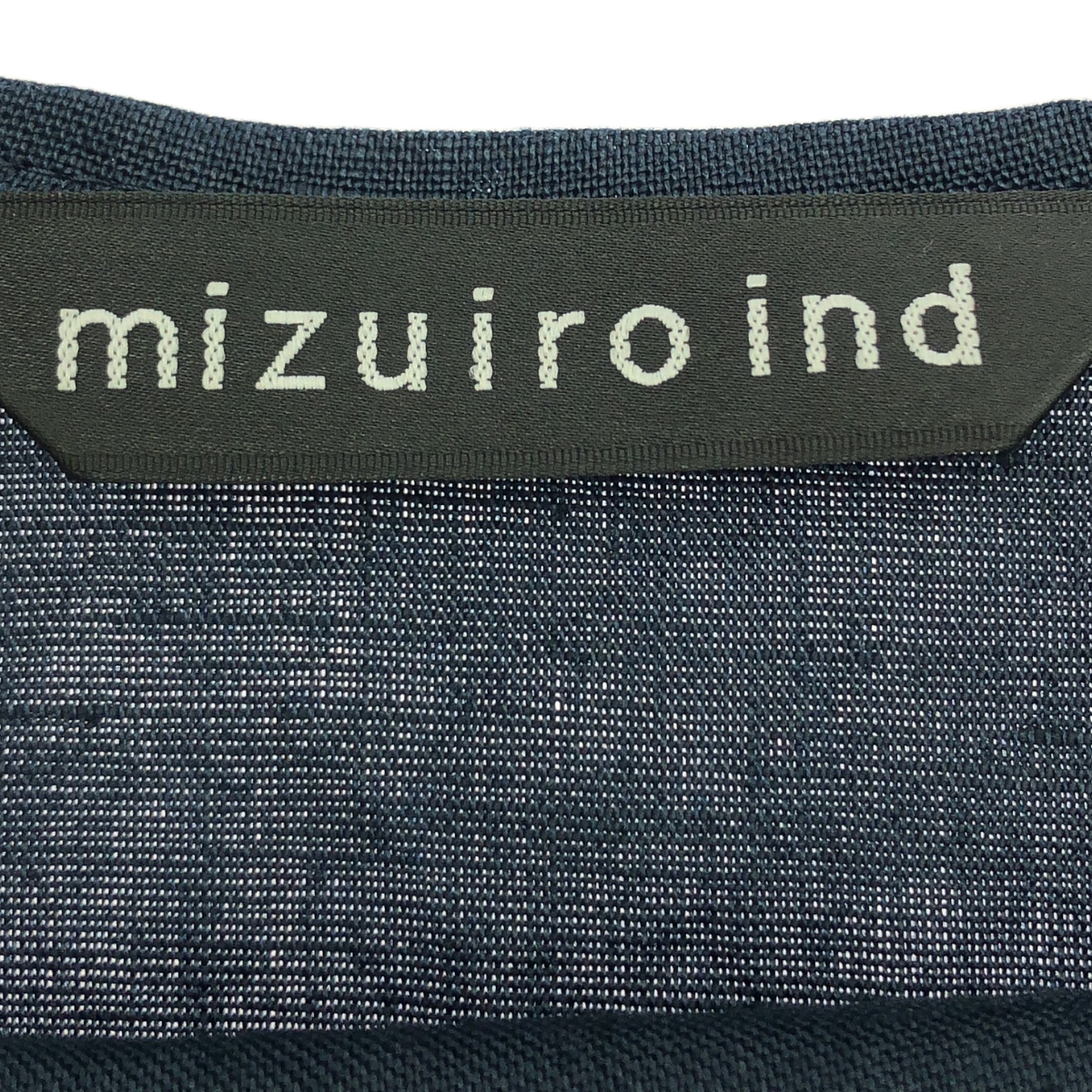 mizuiroind / ミズイロインド リネン プリーツスリーブ ブラウス
