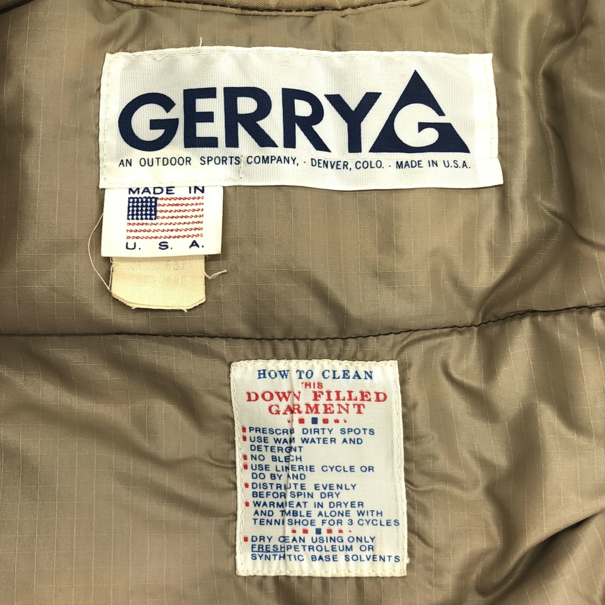 VINTAGE / ヴィンテージ古着 1980s ヴィンテージ 【GERRY / ジェリー】 長袖 ダウン シャツ