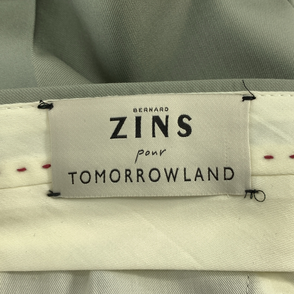 BERNARD ZINS / ベルナールザンス × TOMORROW LAND スラックス パンツ
