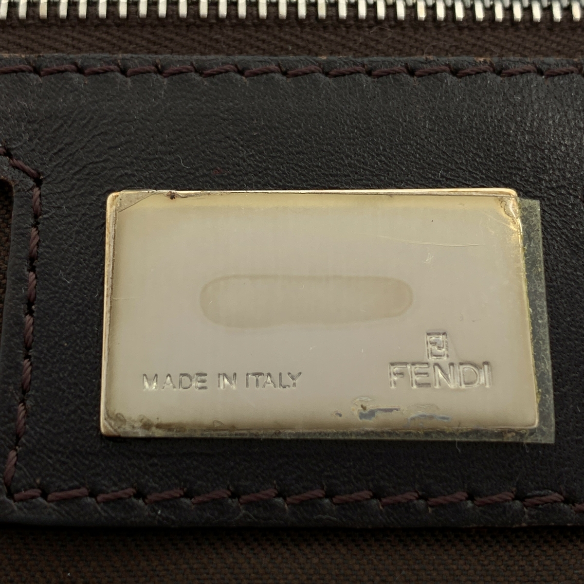 FENDI / フェンディ ズッカ 総柄 マンマ バケット ショルダーバッグ