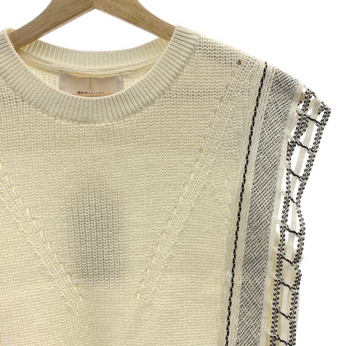 AKIRANAKA / アキラナカ バイカラー ニットベスト