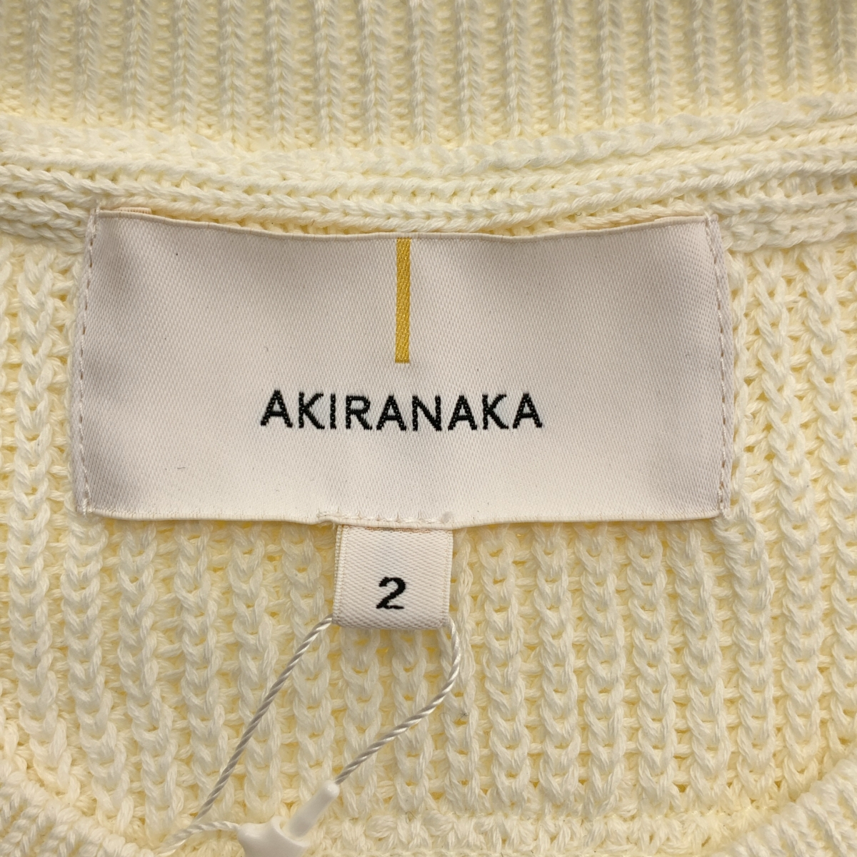 AKIRANAKA / アキラナカ バイカラー ニットベスト