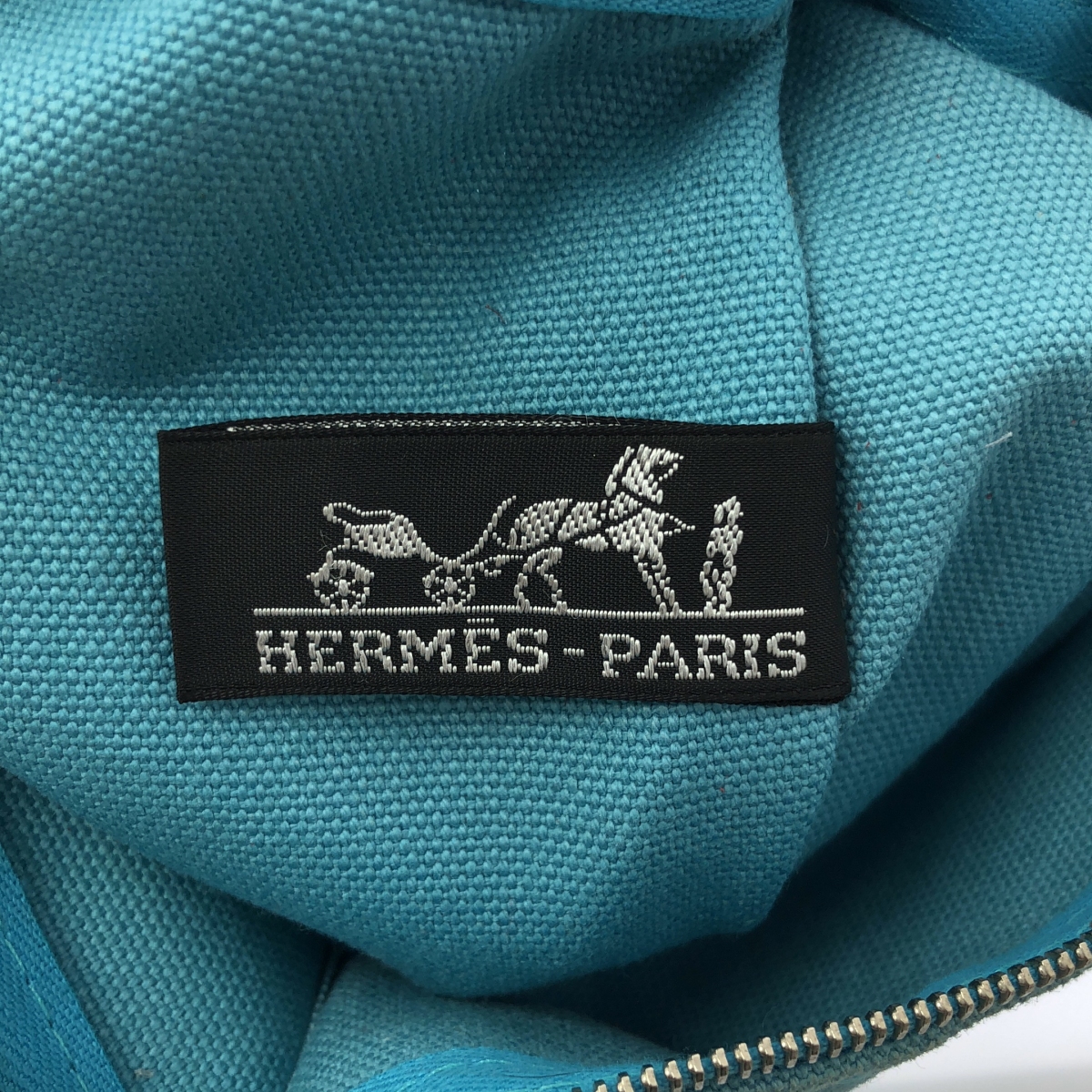 HERMES / エルメス ヨッティングPM キャンバス ロゴ フラットポーチ
