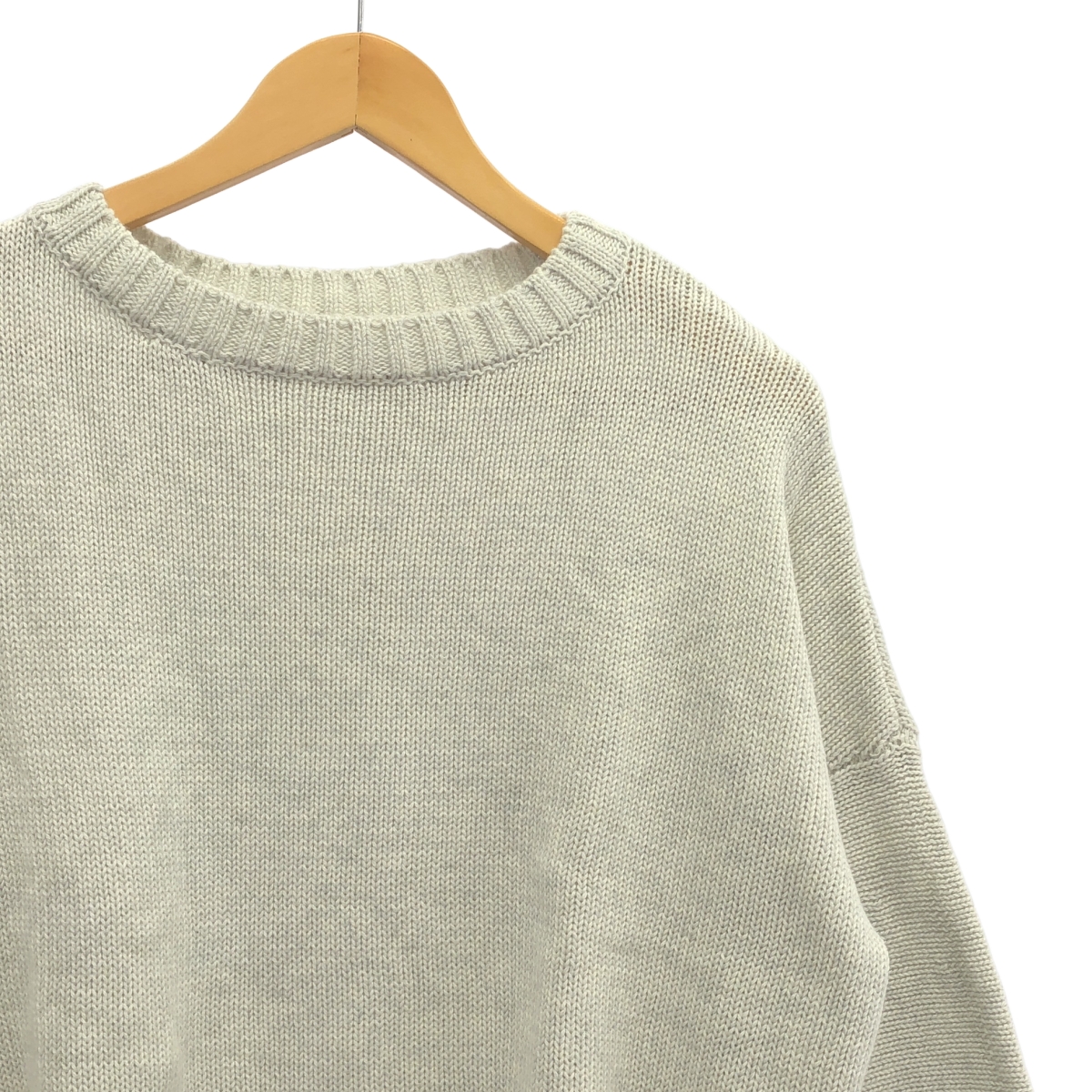 Gauze# / ガーゼ コットン ワイドスリーブ ニット