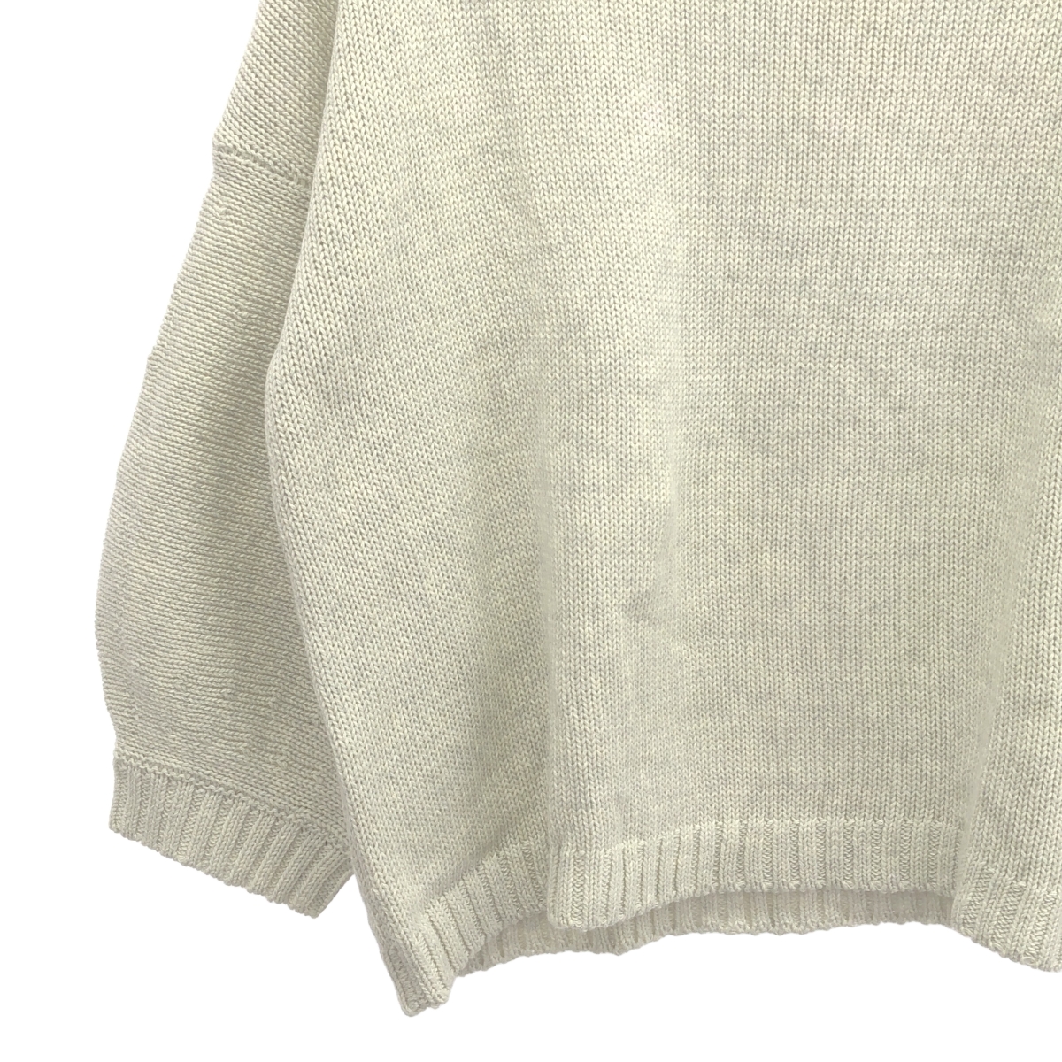 Gauze# / ガーゼ コットン ワイドスリーブ ニット