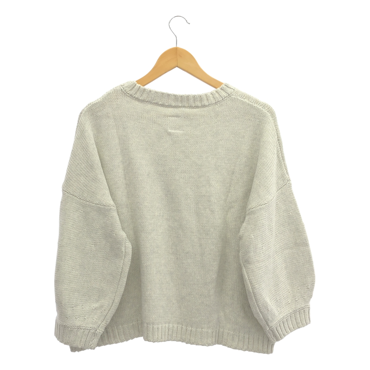 Gauze# / ガーゼ コットン ワイドスリーブ ニット