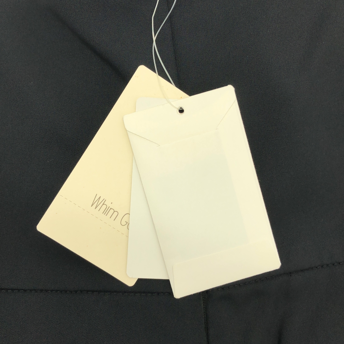 Whim Gazette / ウィムガゼット レーヨン バックジップ パンツ