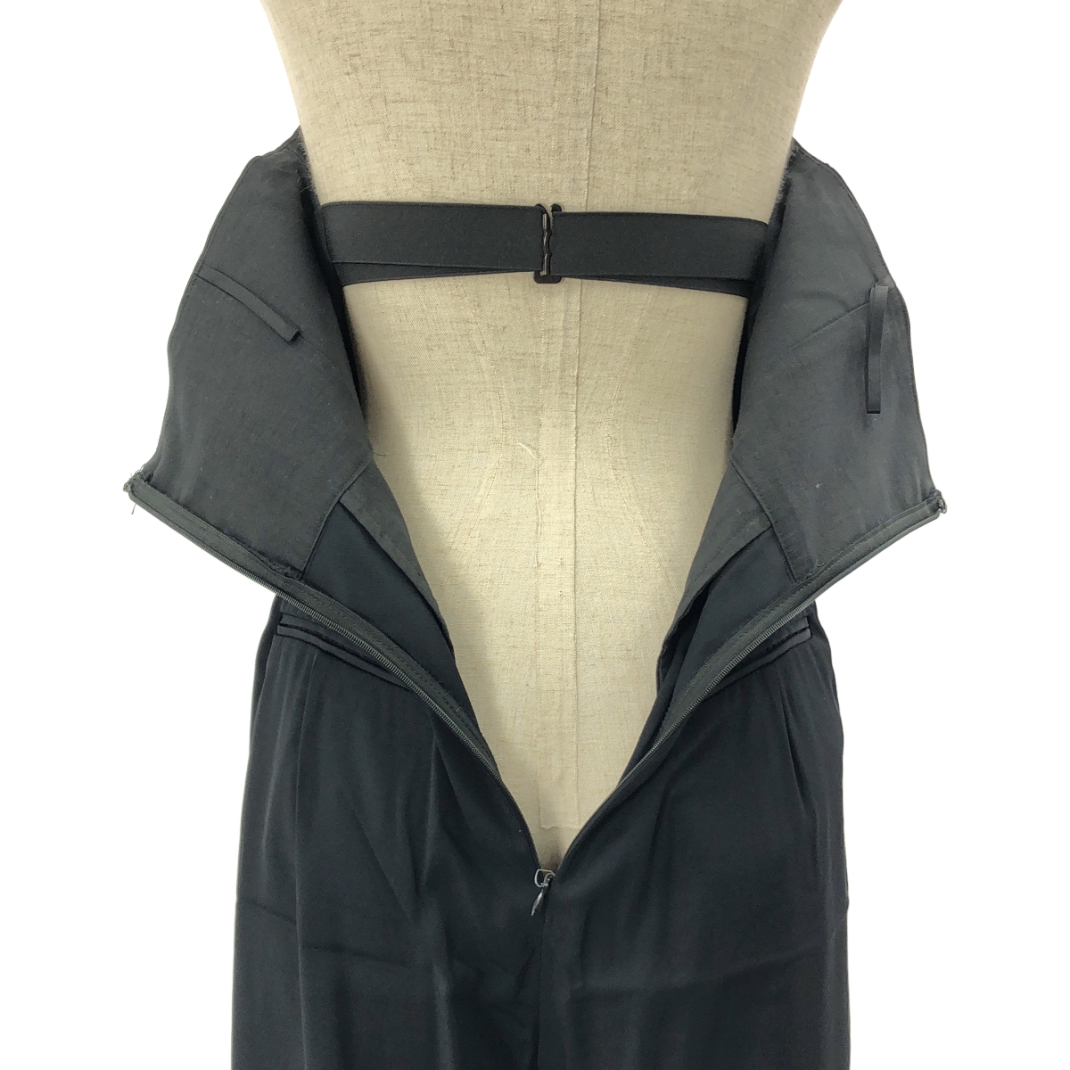 Whim Gazette / ウィムガゼット レーヨン バックジップ パンツ