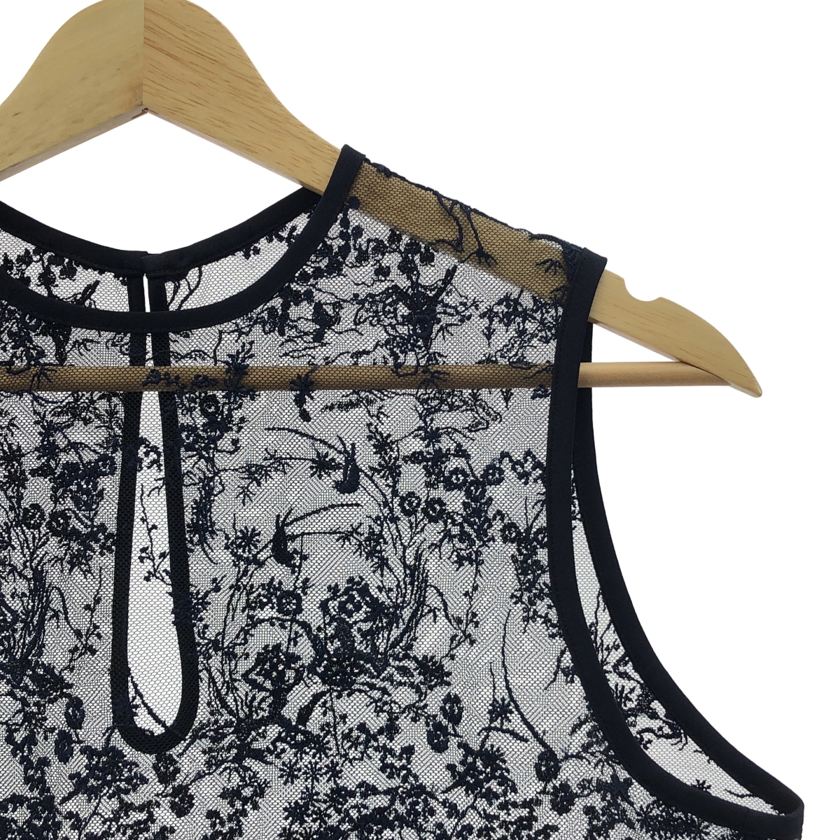 Mame Kurogouchi / マメクロゴウチ Floral Lace Sleeveless Top レース スリーブレス トップス