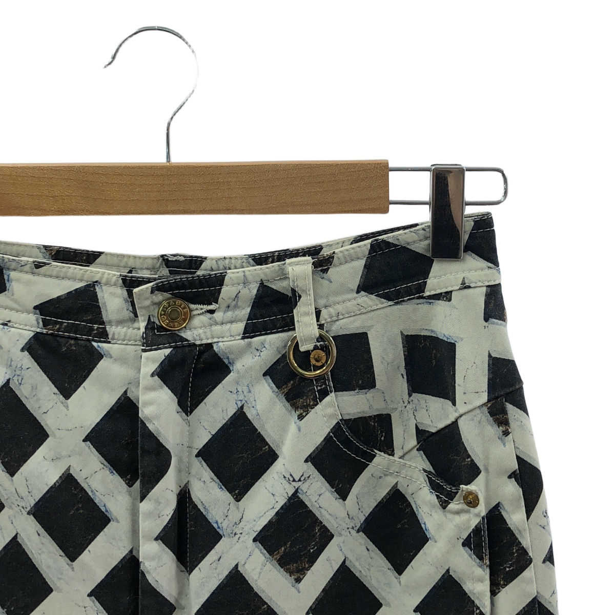 KENZO / ケンゾー コットン プリント テーパードパンツ