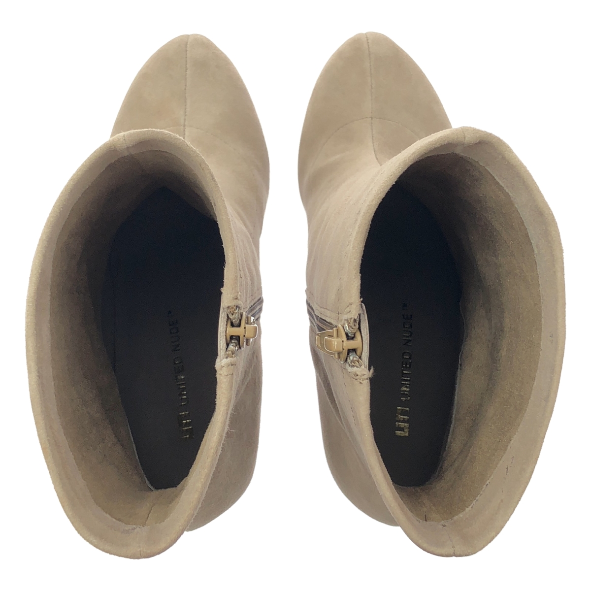 UNITED NUDE / ユナイテッドヌード Emaz Zoe レザー ラウンドトゥ ショートブーツ