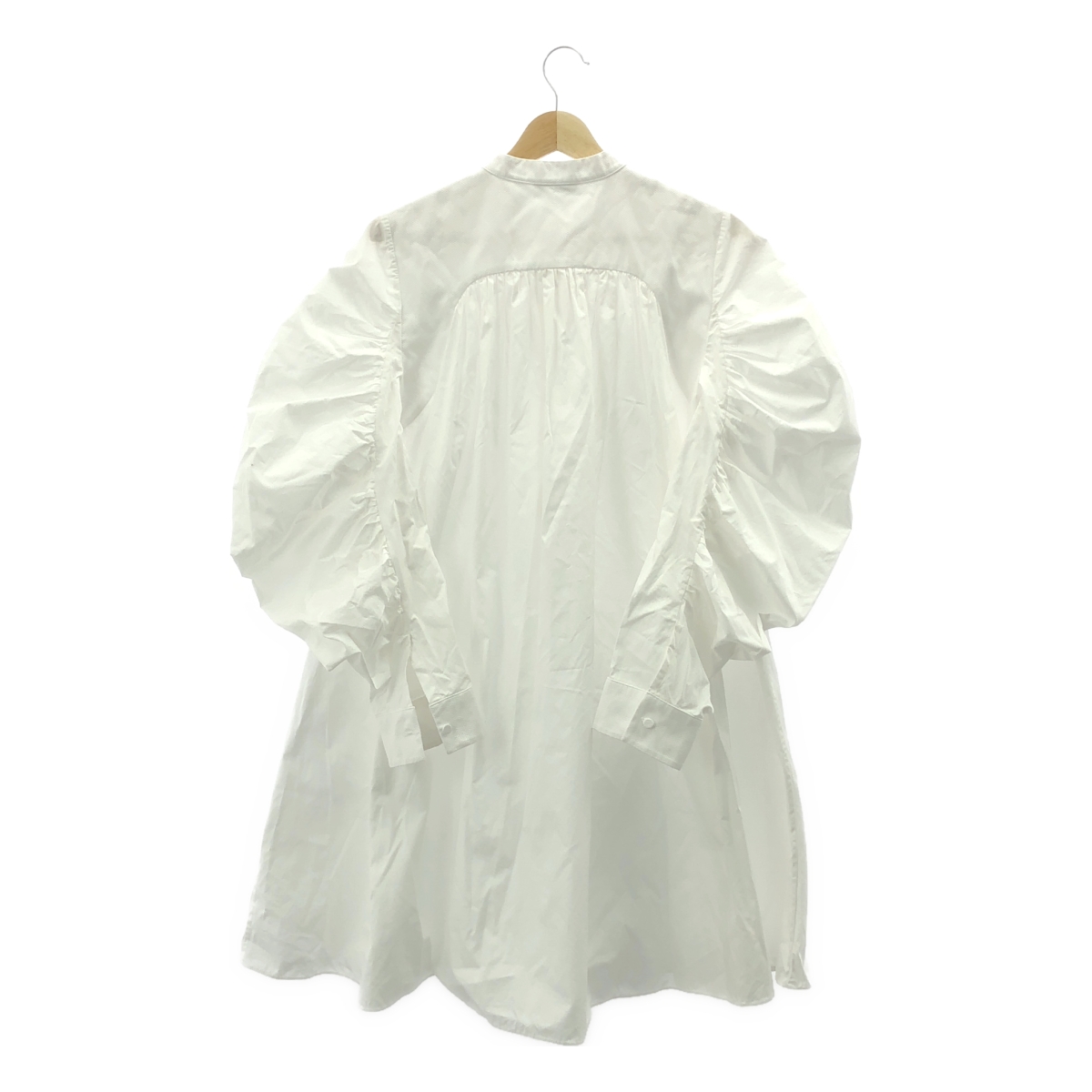 ALEXANDER MCQUEEN / アレキサンダーマックイーン コットン ギャザー ブラウス シャツ