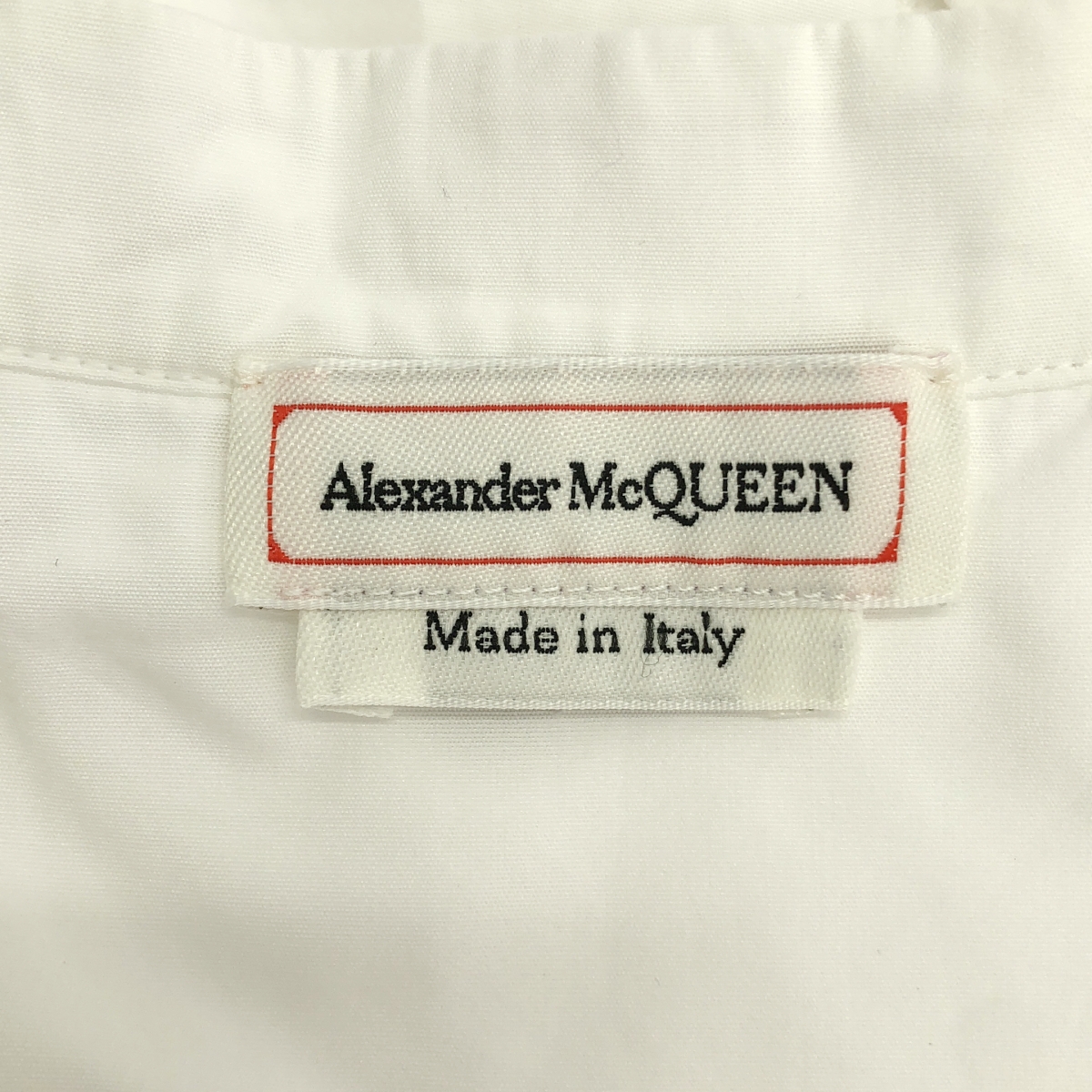 ALEXANDER MCQUEEN / アレキサンダーマックイーン コットン ギャザー ブラウス シャツ