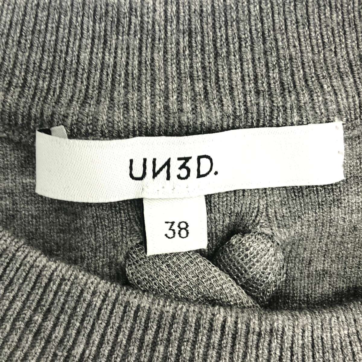 UN3D / アンスリード ブレイドニットワンピース