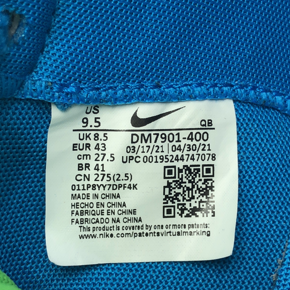 NIKE / ナイキ ×KAWS  ×sacai / Blazer Low ブレザー スニーカー