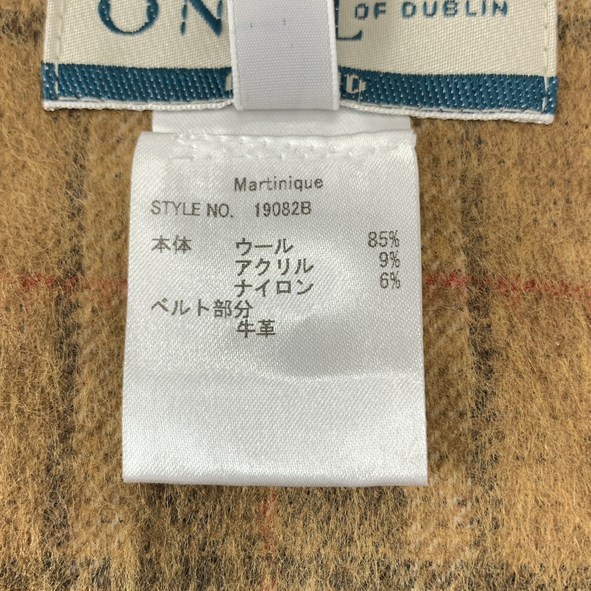 O'NEIL OF DUBLIN / オニールオブダブリン MARTINIQUE別注 チェック ウール キルトスカート