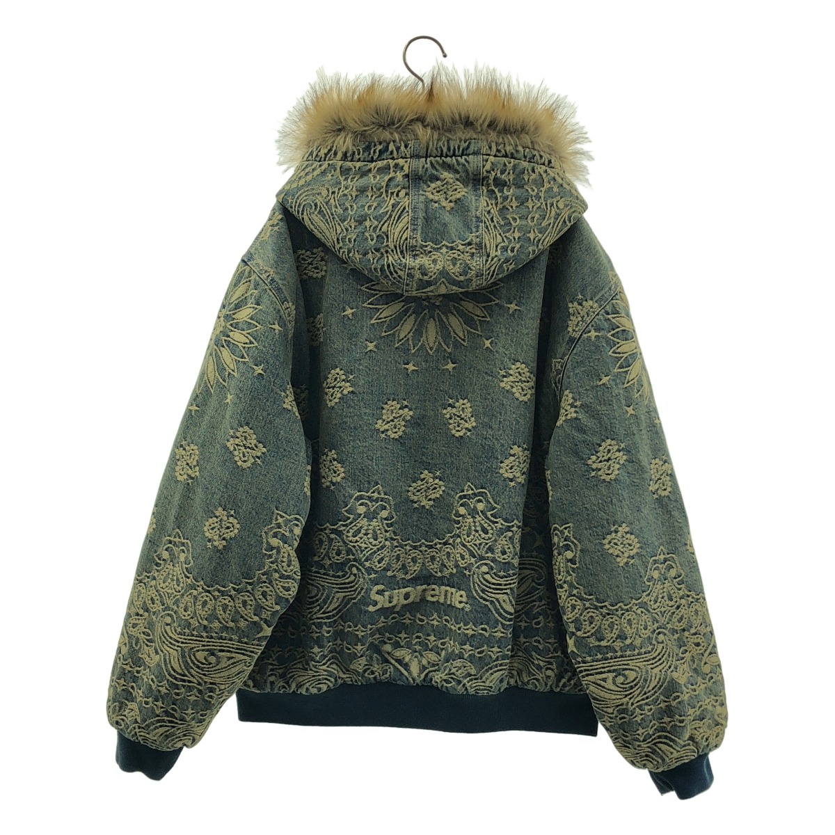 SUPREME / シュプリーム Bandana Jacquad Denim Jacket / バンダナ ジャカード デニム フーディー ワーク ジャケット