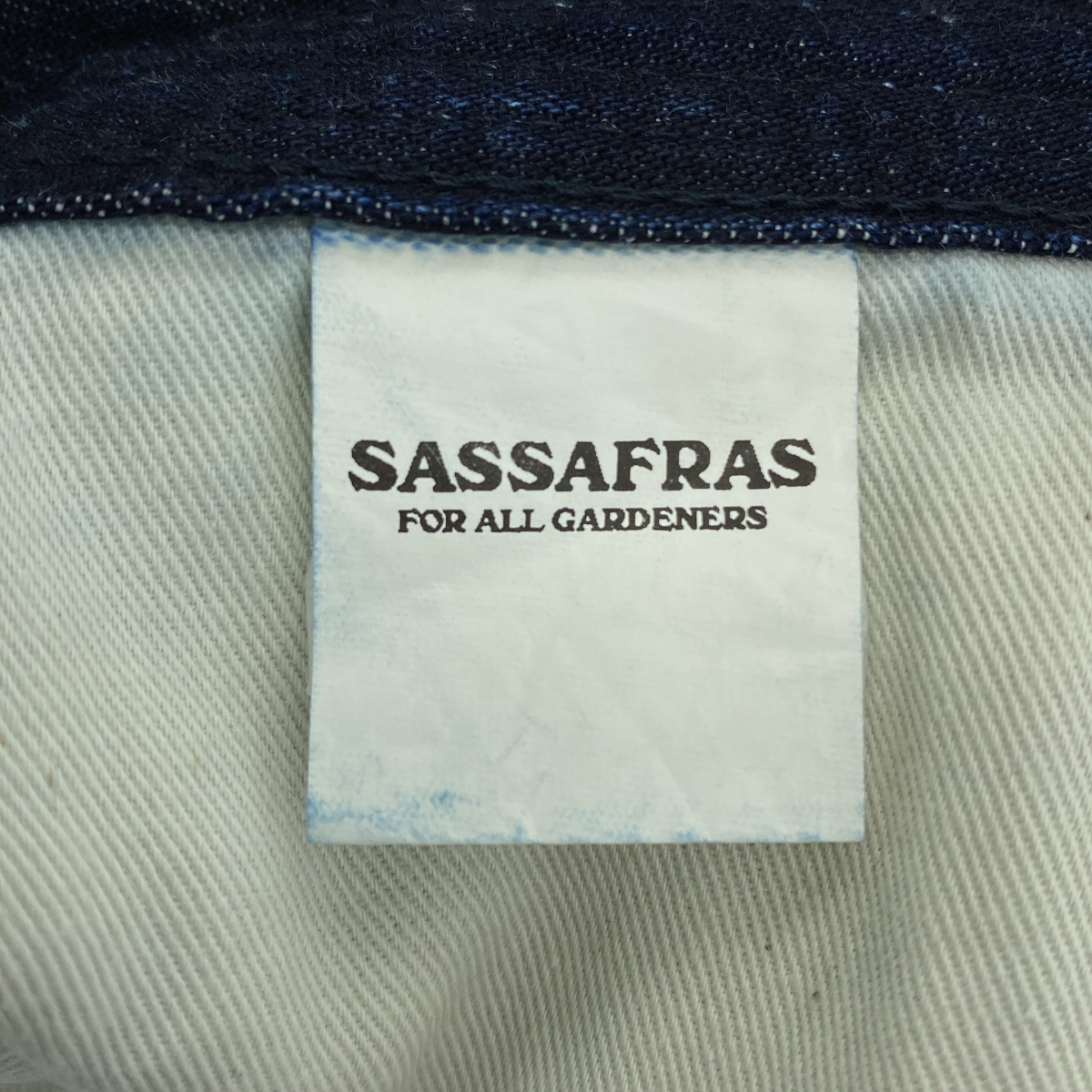 SASSAFRAS / ササフラス Gardening At Night 5 Pants ガーデニング アット ナイト 5ポケット デニムパンツ