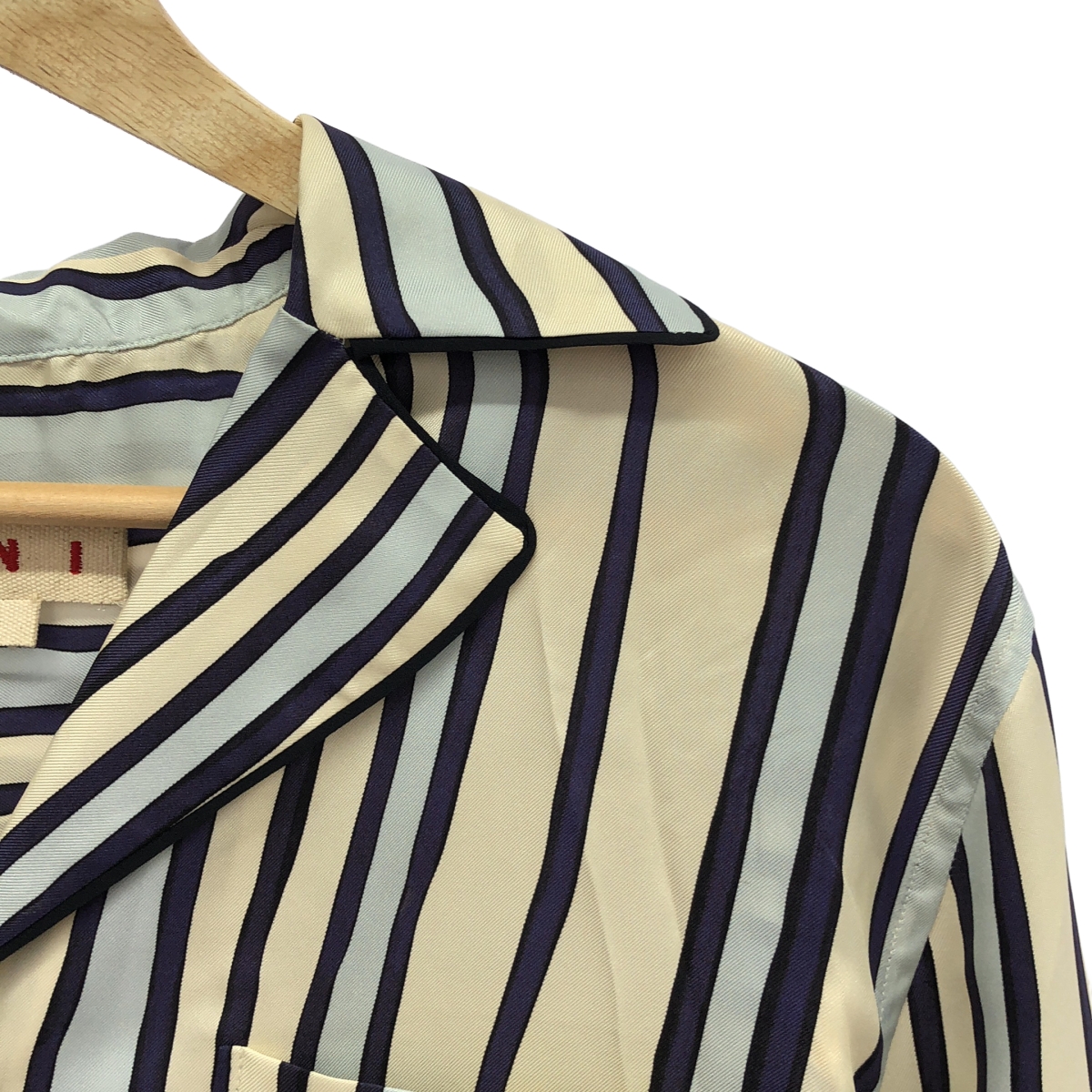 MARNI / マルニ silk 100％ / シルク オーバーシルエット オープンカラー シャツ